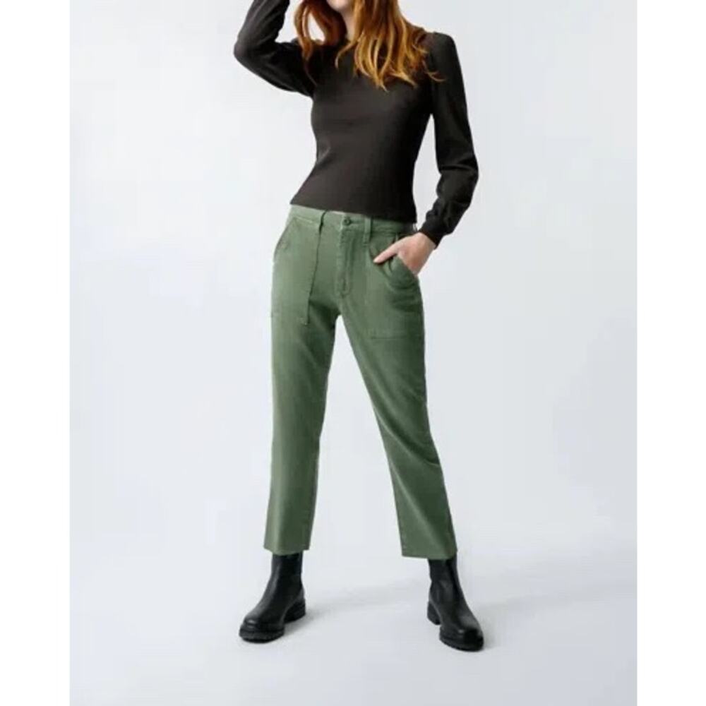 AMO Easy Army Trouser in Tea Leaf Green - Size 25 - Pristine NWT